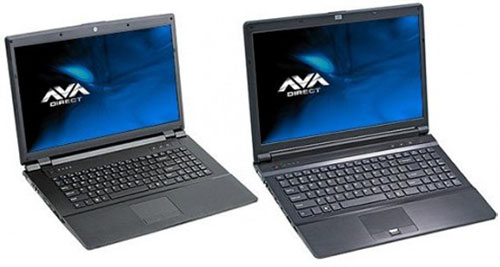 ноутбуки AVADirect Clevo B5100M и Clevo B7100M
